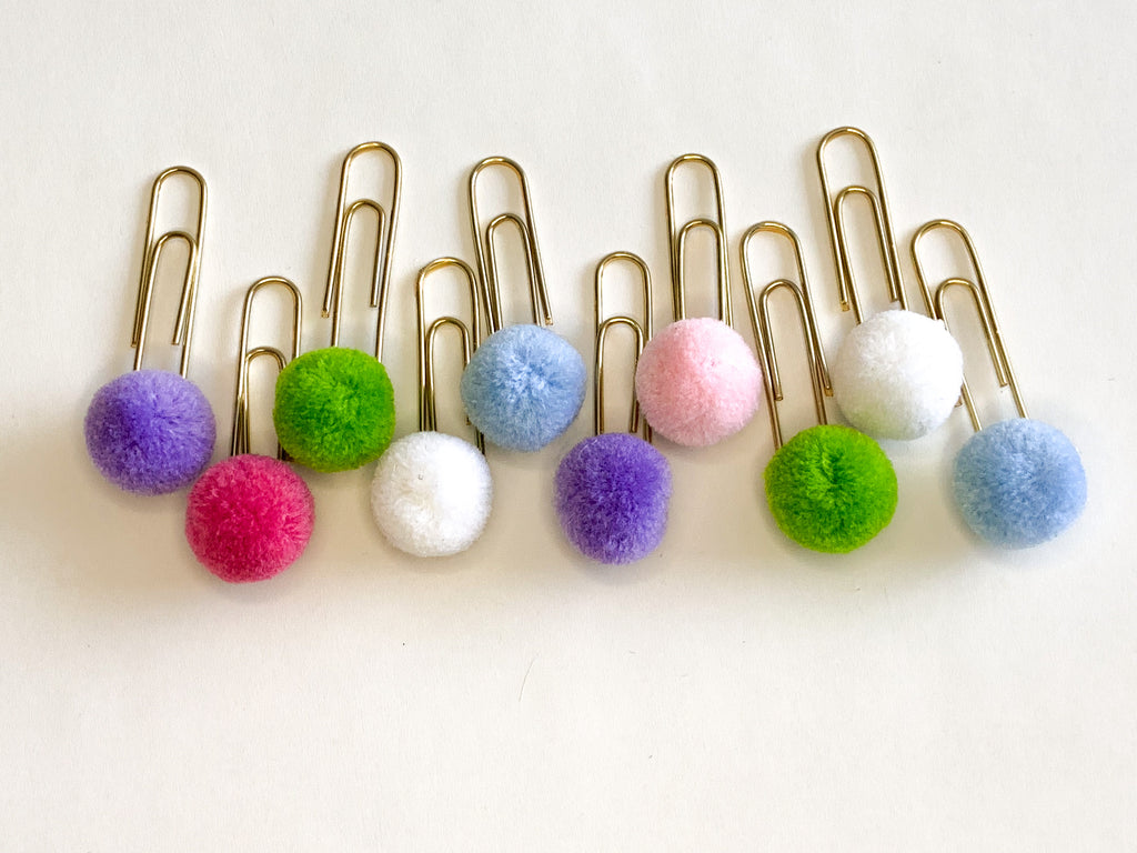 Pompon clips - Heeey!