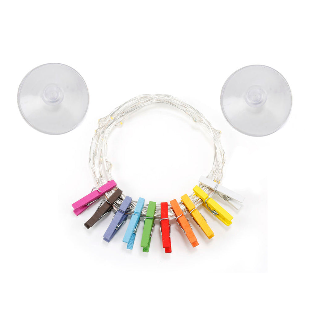 Cable de luces con clips para fotos - Heeey!