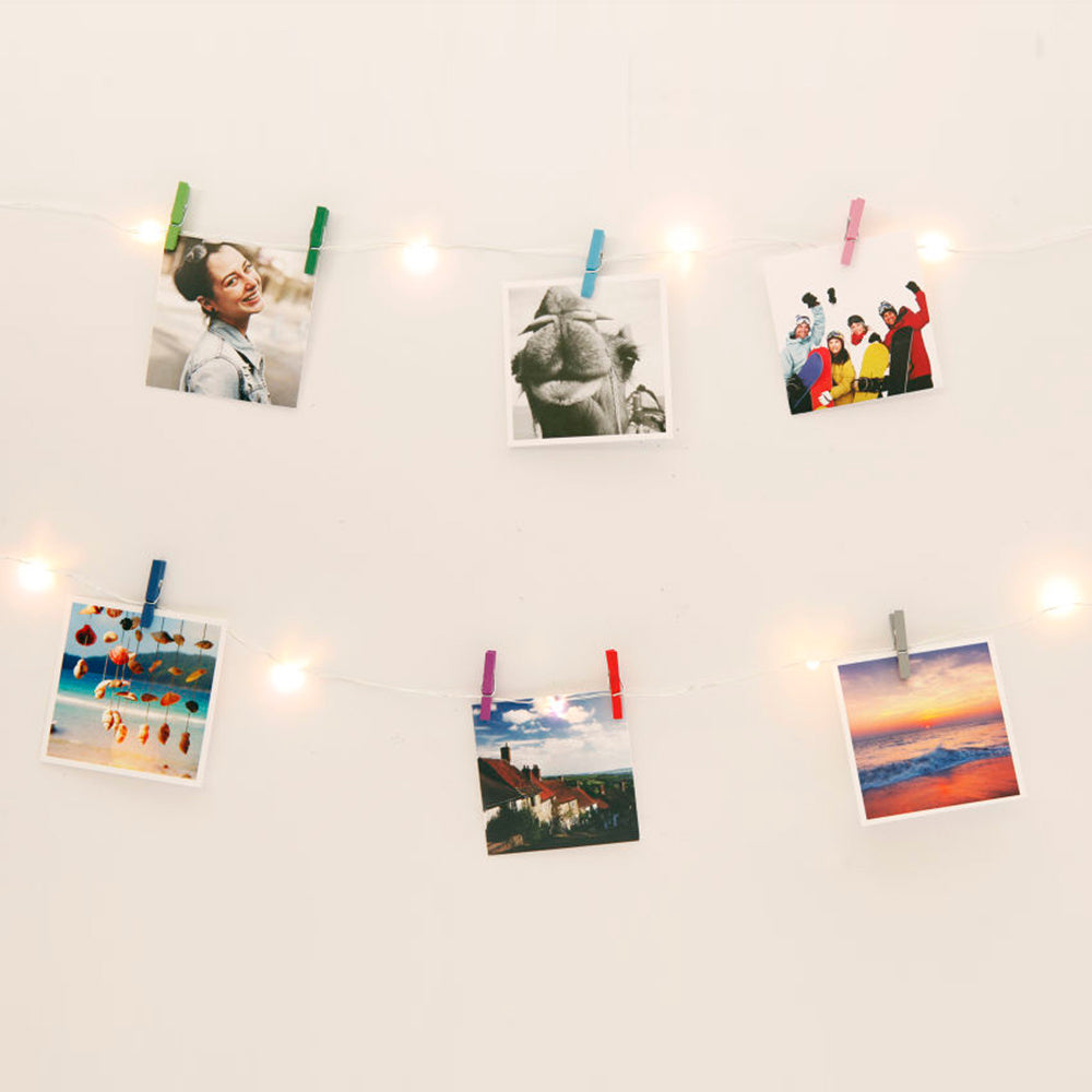 Cable de luces con clips para fotos - Heeey!