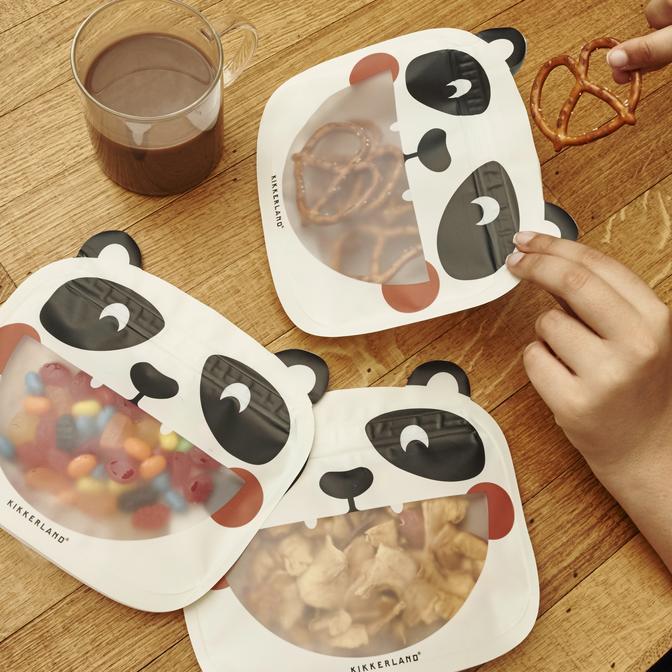 Panda para snacks - Bolsa reusable para snacks - Heeey!