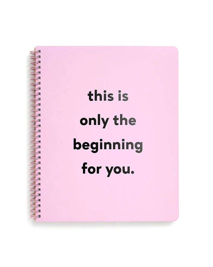 This is only the beginning for you - Cuaderno grande morado - Heeey!