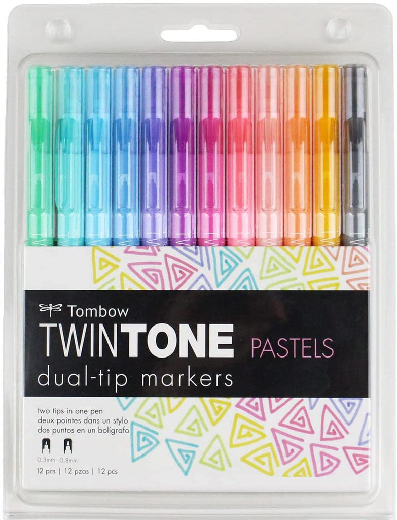 TwinTone Pasteles de Tombow - Plumones de doble punta - Heeey!