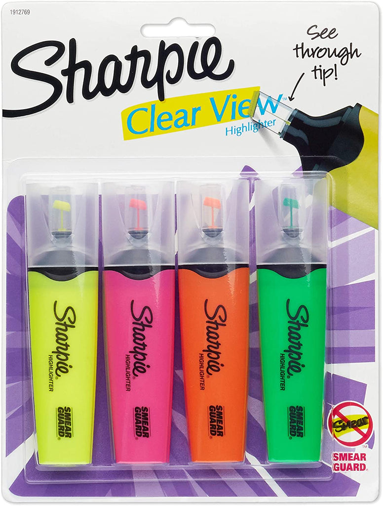 Marcadores Neon - Sharpie Clear View - Heeey!